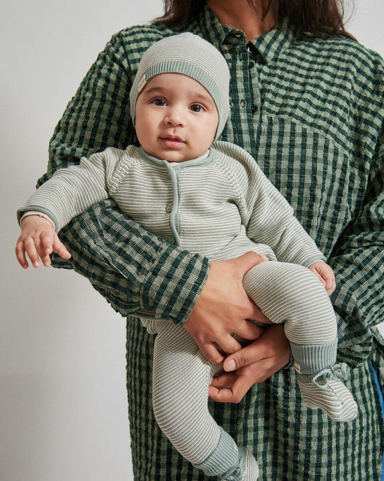 Totti Cardigan in Jade Stripe