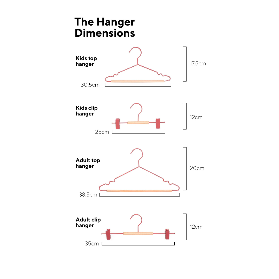 Kids Top Hangers in Berry