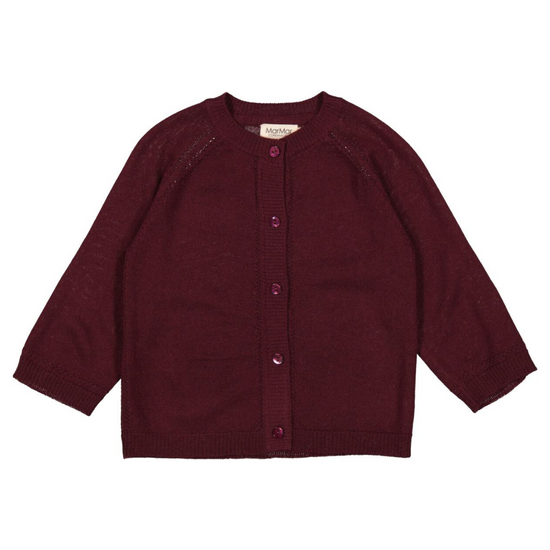 Taki Merino Sweater in Deep Mulberry