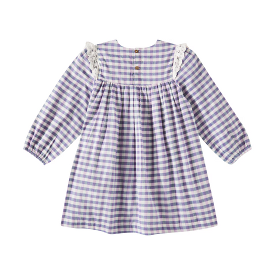 Arinola Purple Check Dress