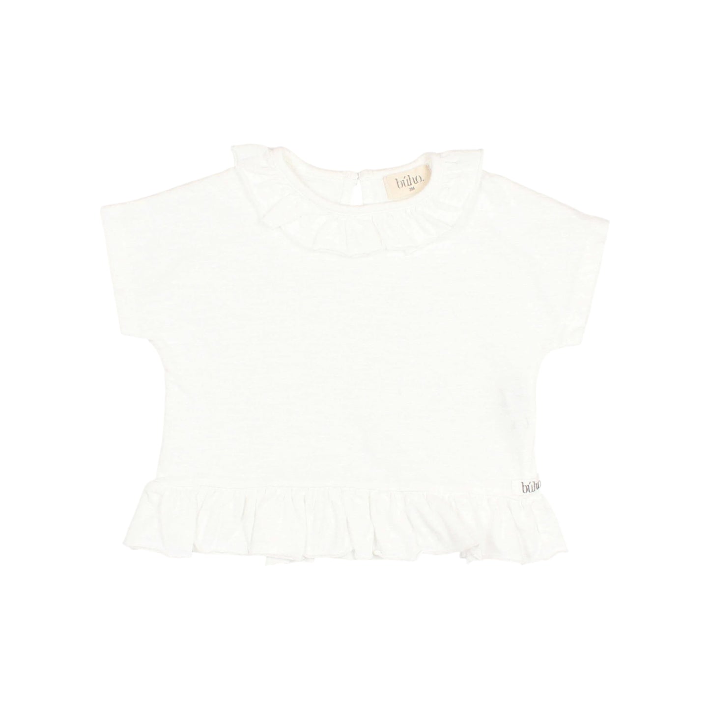 White Frill Blouse