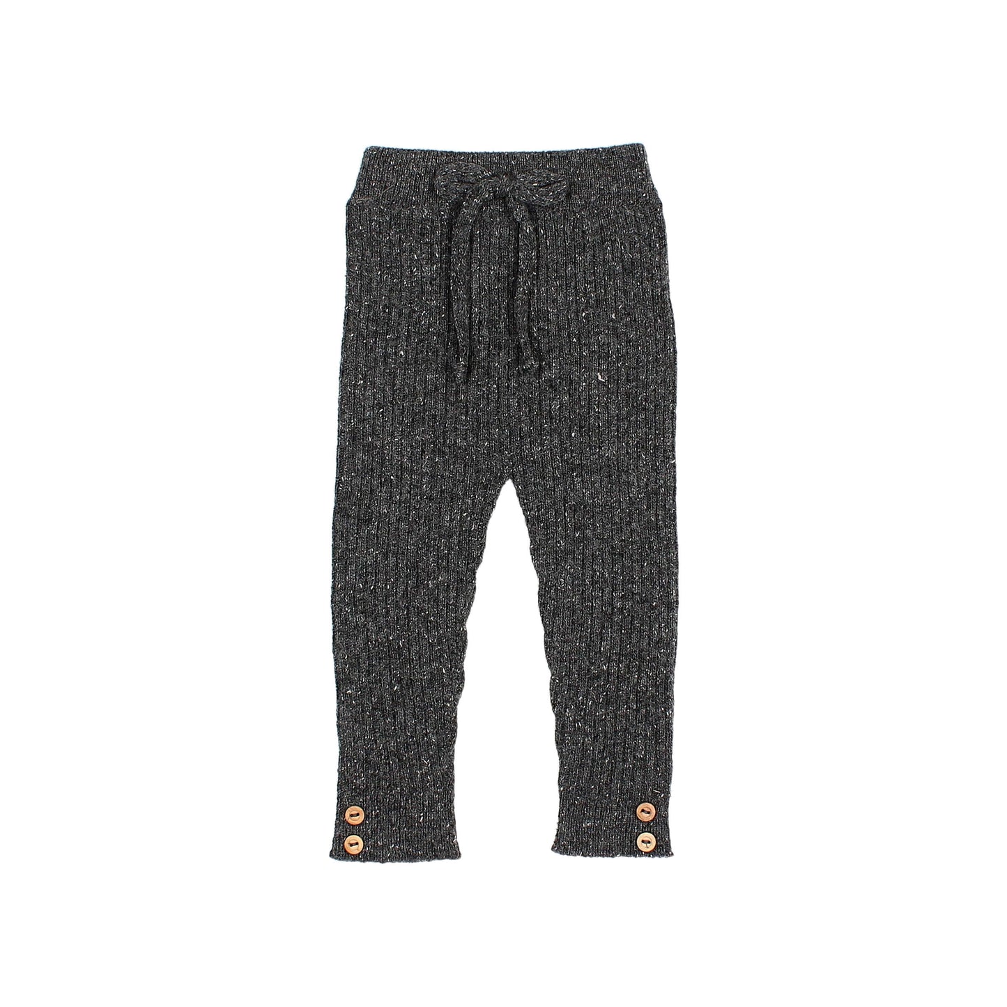 Fine Knit Leggings in Antracite