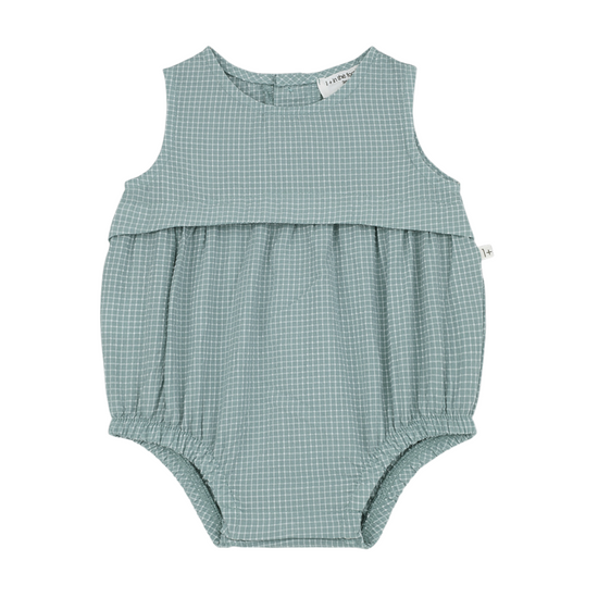 Ugo Check Romper in Shark
