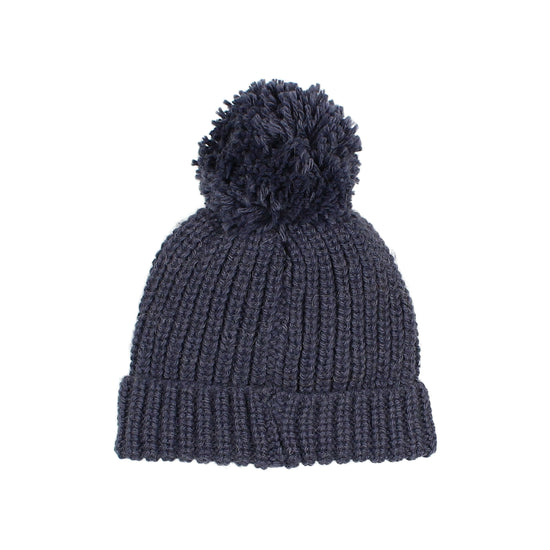 Soft Knit Hat in Navy