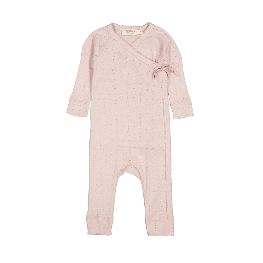 Rula Pointelle Jumpsuit in Faded Rose