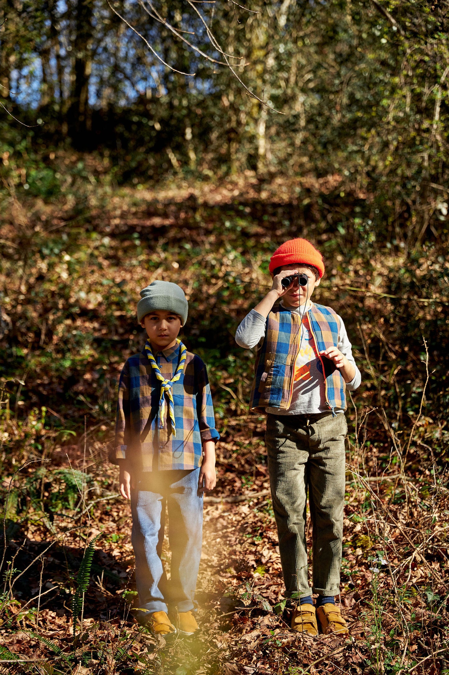 Corduroy Pants in Kaki