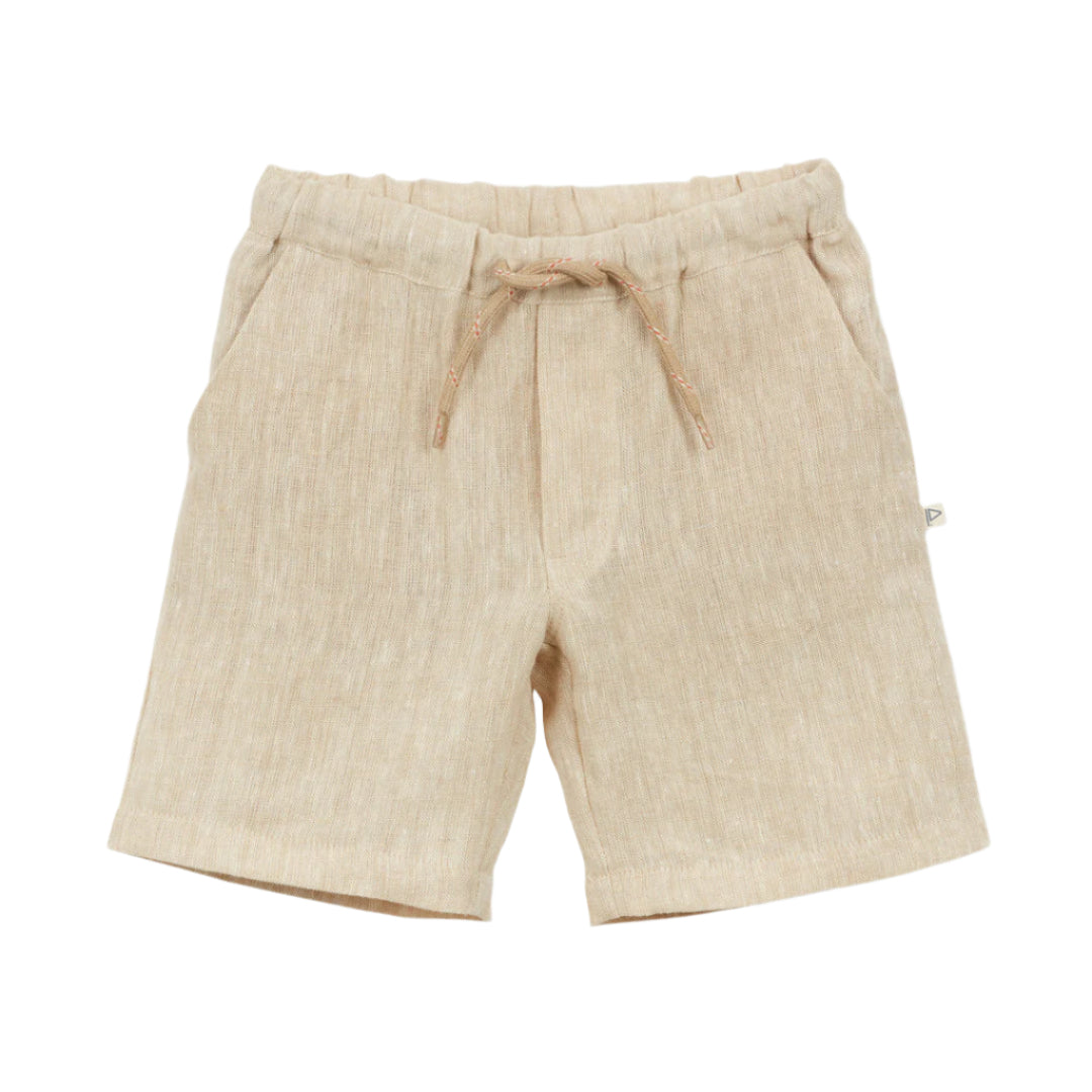 Beige Fiorenzo Shorts - Toddler