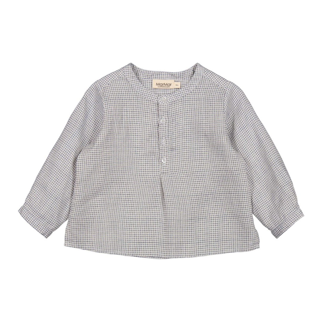 Totoro Linen Shirt in Mini Check