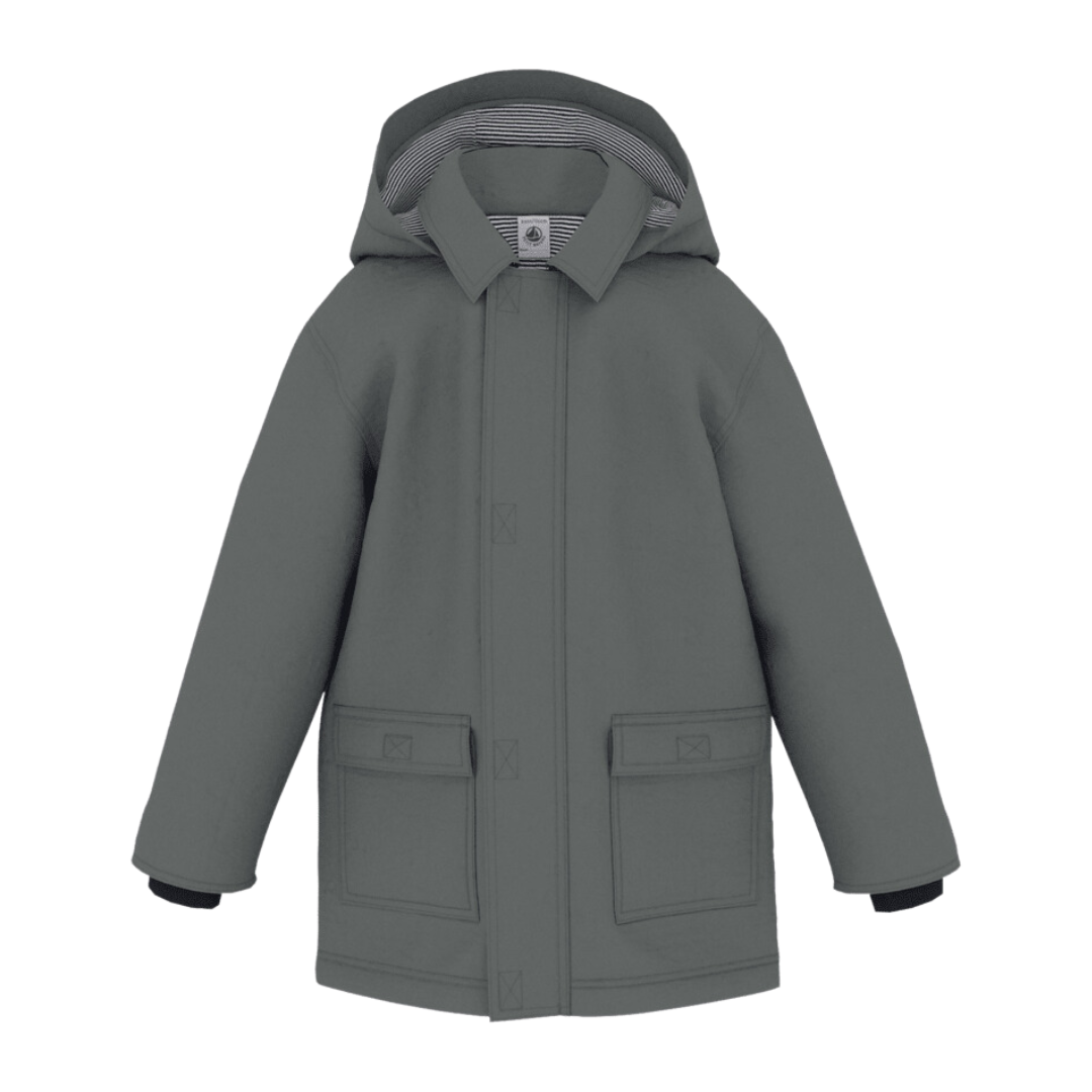 Teal Hooded Rain Jacket - Toddler