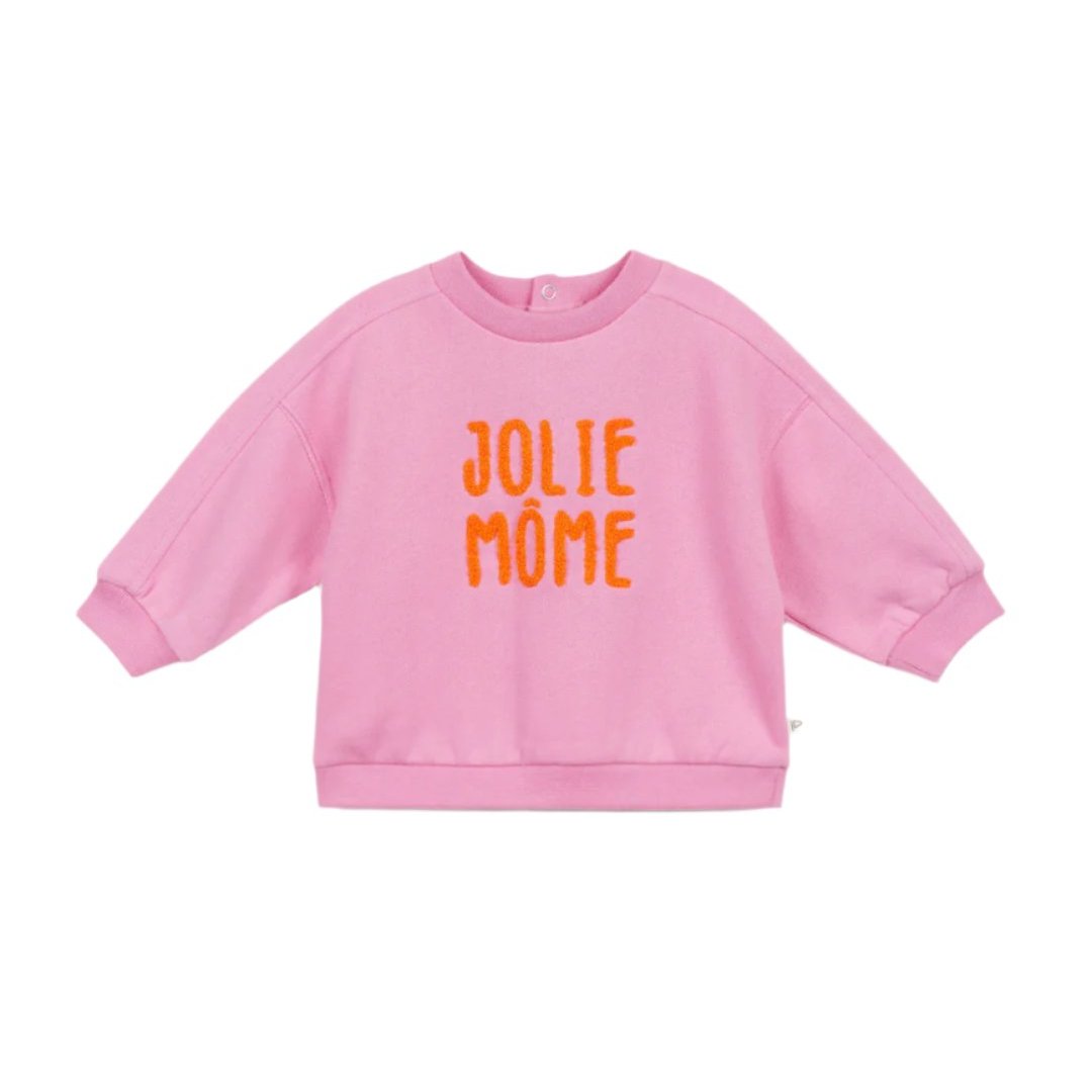 Jolie Môme Baby Sweatshirt in Rose