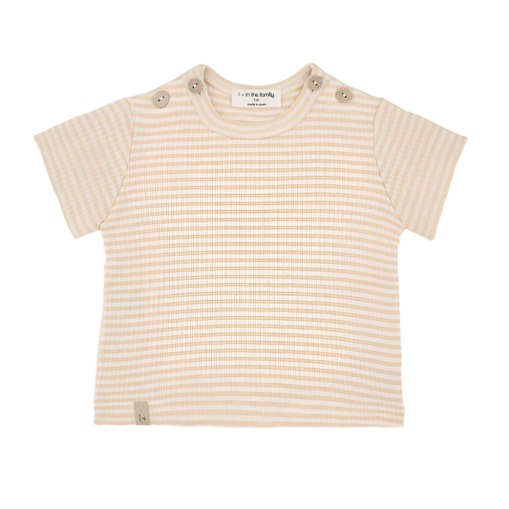 Peach Jon Striped Tee