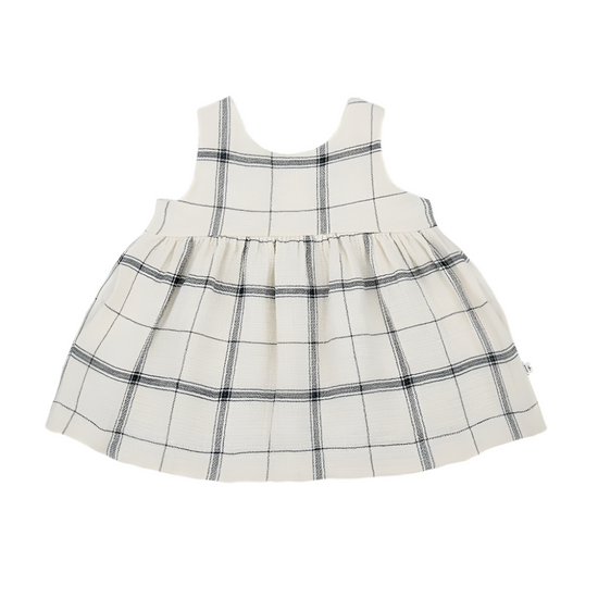 Navy Check Cleopatra Dress