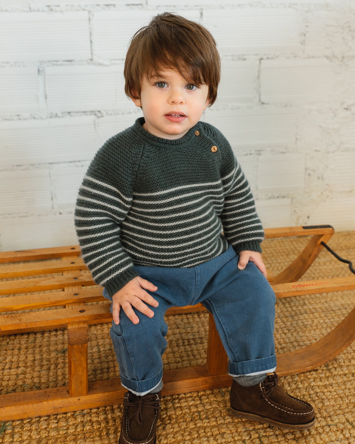 Bretone Sweater in Bosco