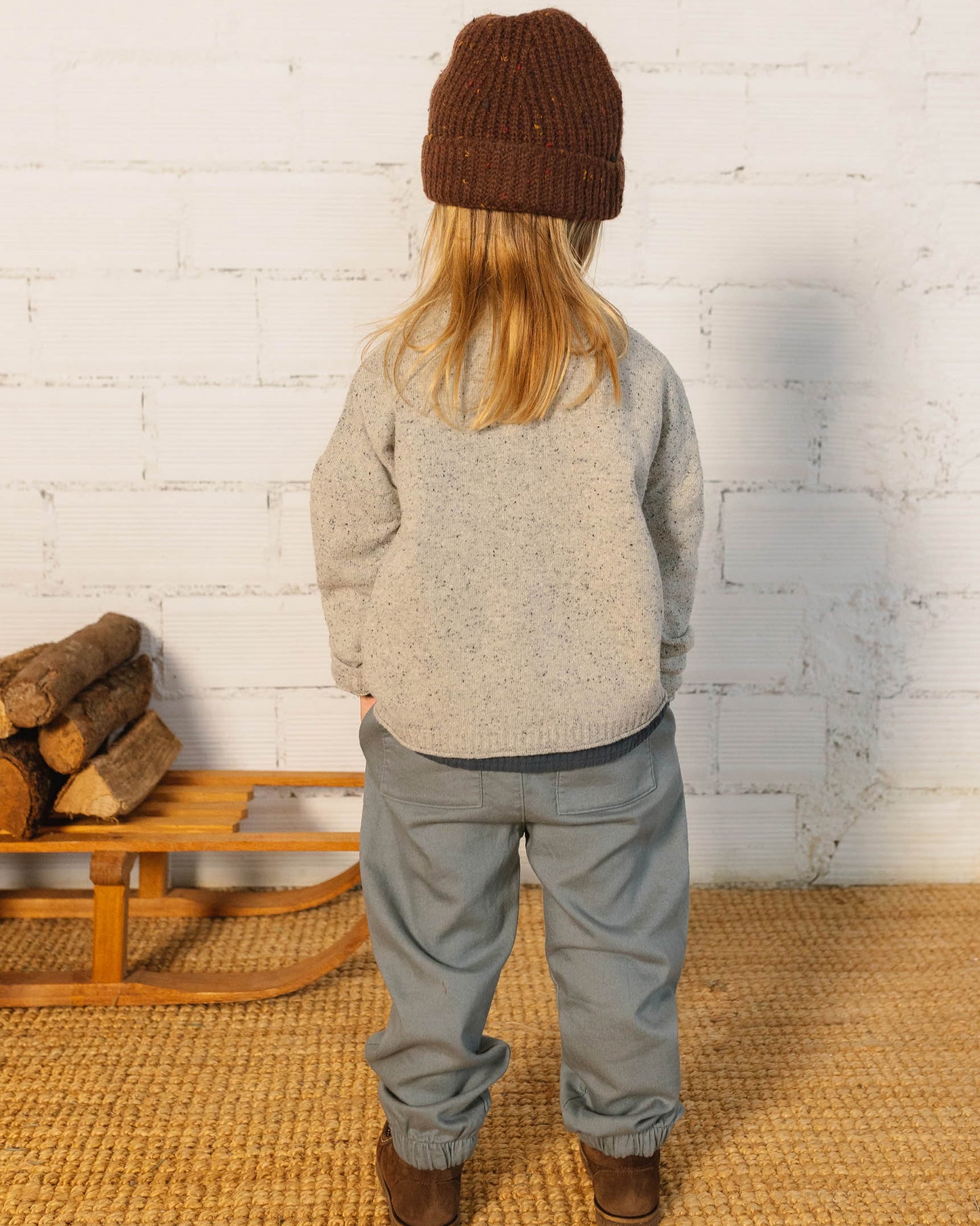 Casual Toddler Pants in Elephant