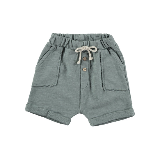 Pocket Shorts in Blue Gray