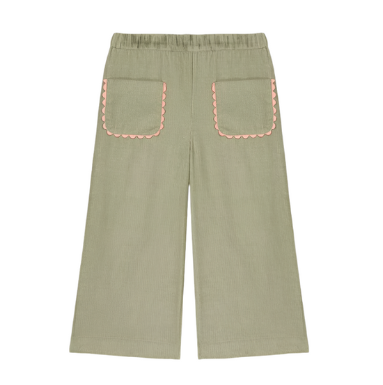 Flor Corduroy Pants in Sage