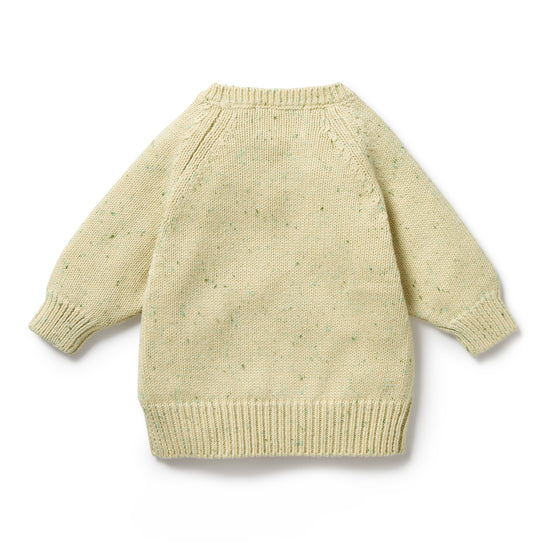 Knitted Sweater in Cactus Fleck