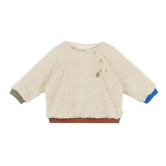 Baby Sherpa Sweatshirt in Beige