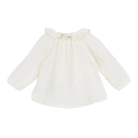 Colerette Blouse in Ecru