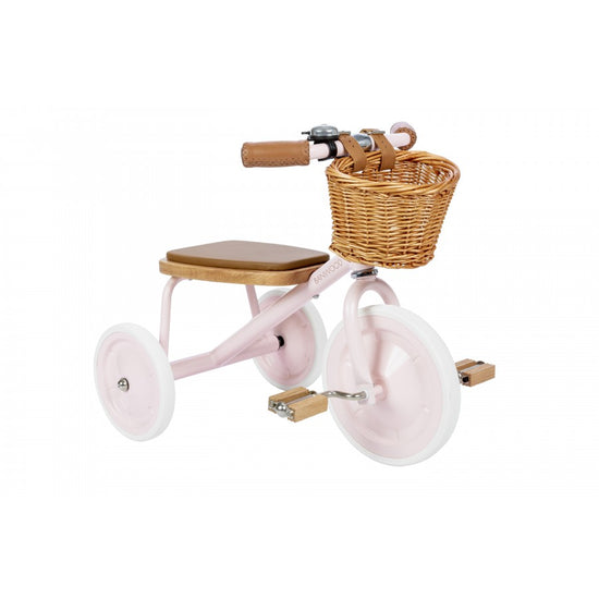 Pink Vintage Trike with Basket