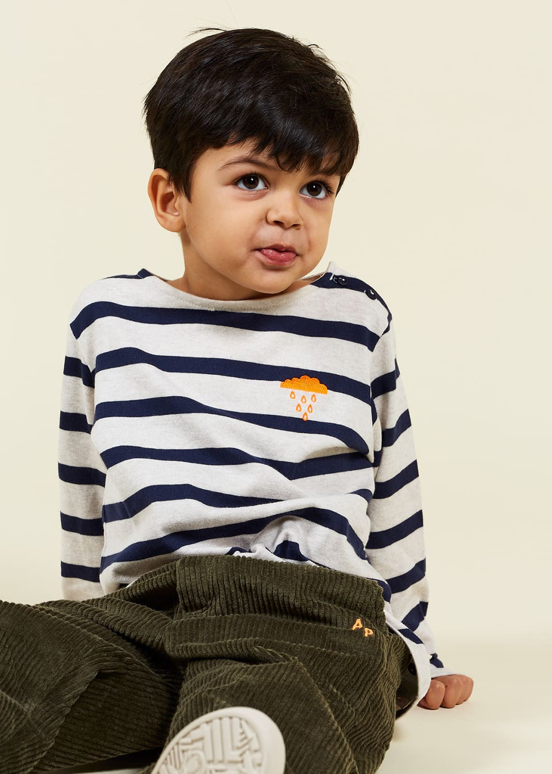 Toddler Cloud Mariniere Shirt in Nuit