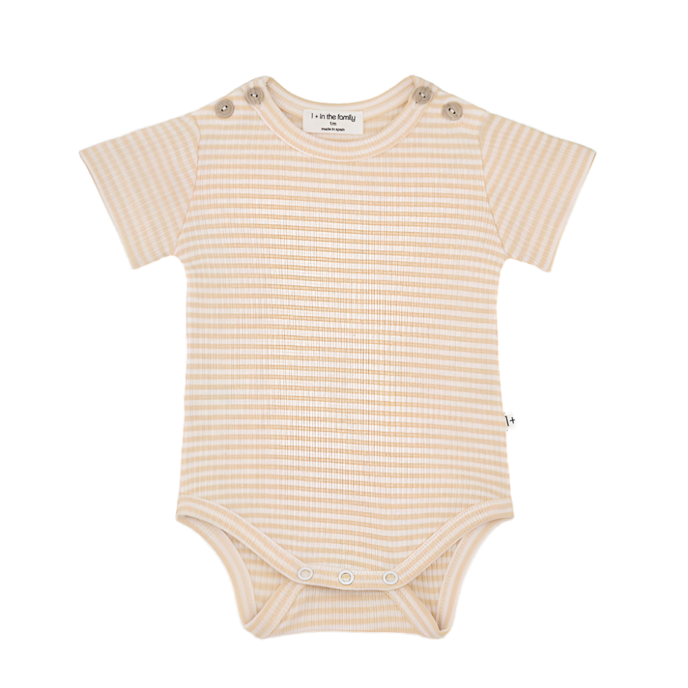 Peach Striped Eloi Bodysuit