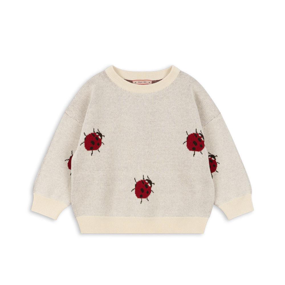 Konges Slojd Ladybug Lapis Knit Sweater Francis Henri