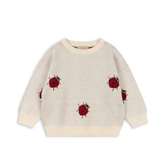 Ladybug Lapis Knit Sweater