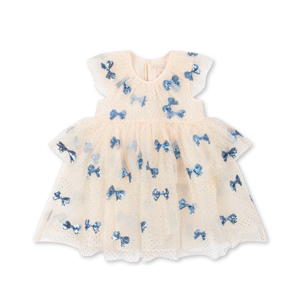 Yvonne Blue Bows Fairy Dress