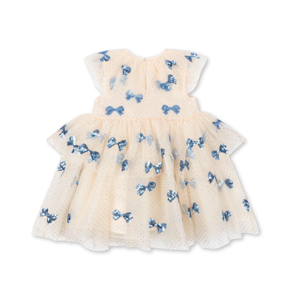 Yvonne Blue Bows Fairy Dress