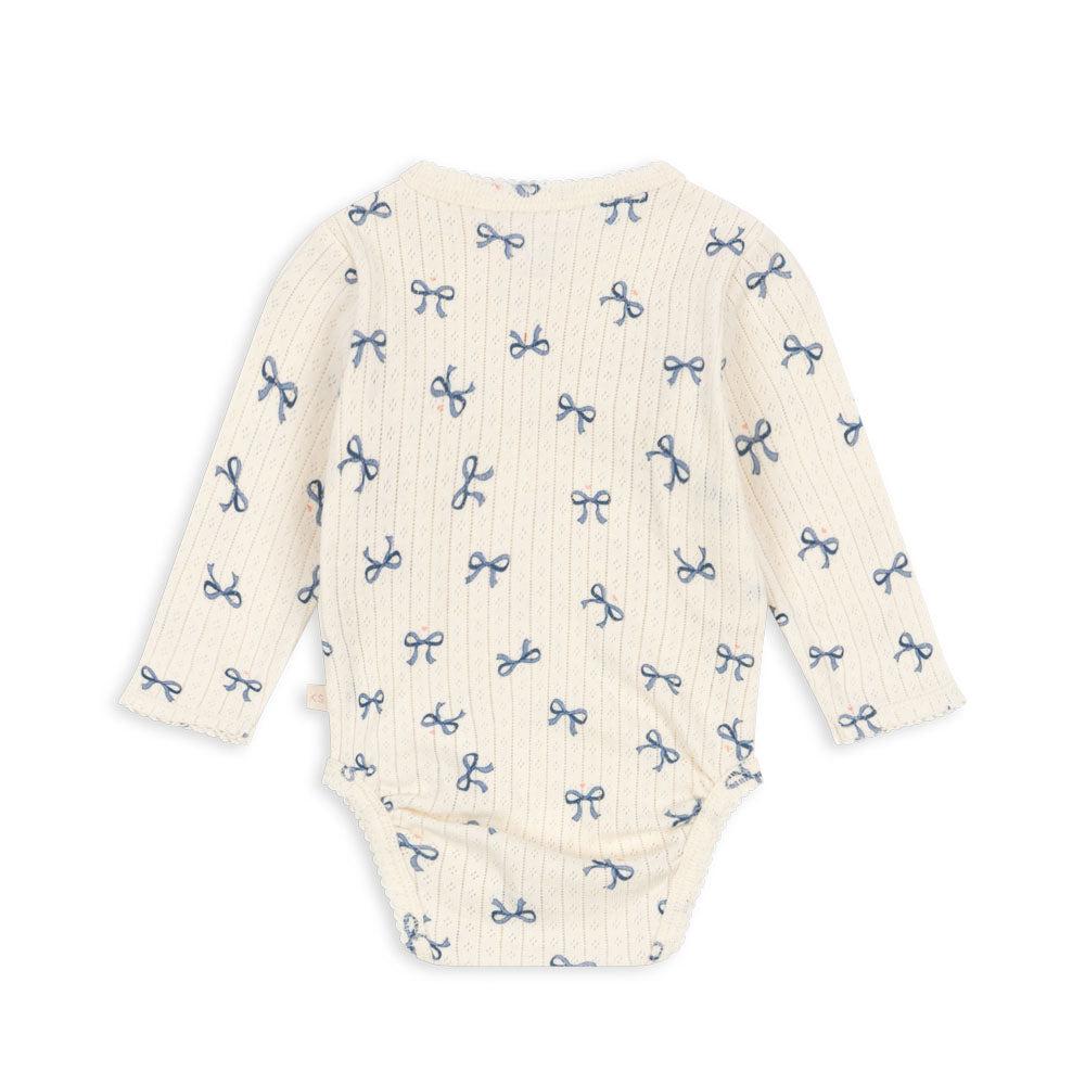 Blue Bow Bodysuit