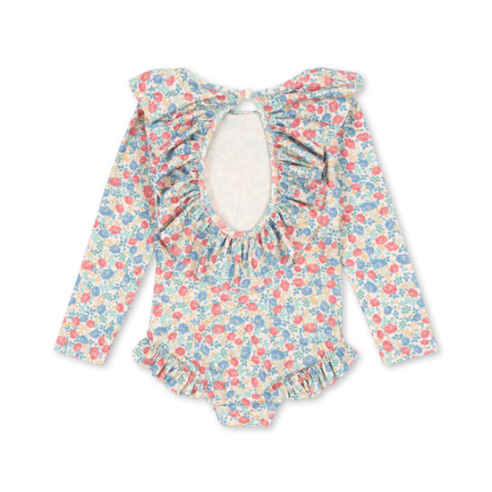 Load image into Gallery viewer, Manuca Swimsuit in Fiola Flowers
