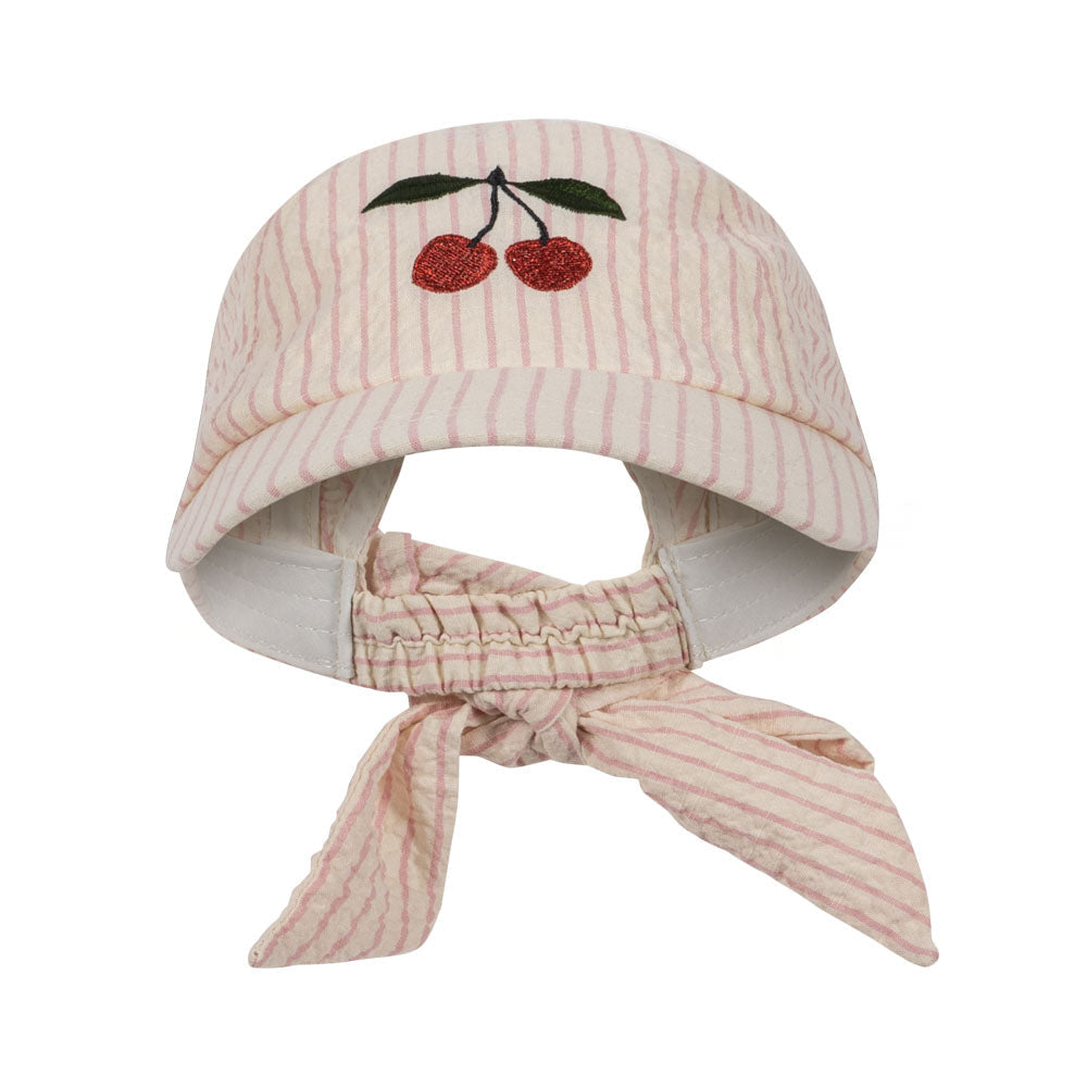Ellie Cherry Stripe Hat