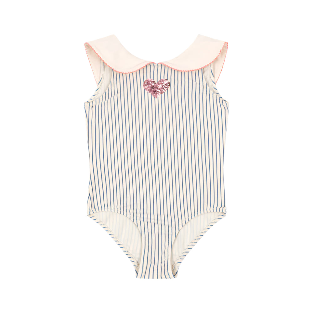 Gina Blue Stripe Swimsuit