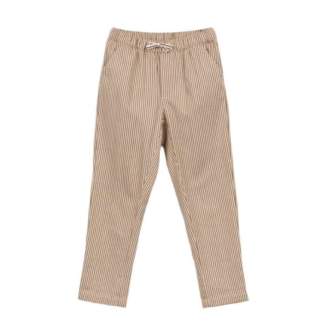 Toddler Striped Denim Pants in Terre