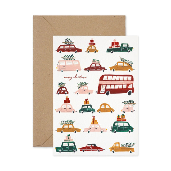 Festive Traffic Jam Card