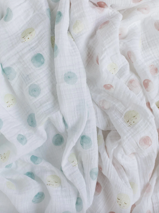 Luna Dusk Organic Swaddle